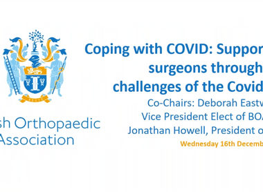 Coping with COVID: Supporting surgeons through the challenges of the COVID era image