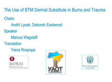 The use of BTM dermal substitute in burns and trauma image
