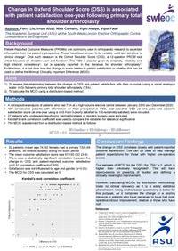 660 -Change in Oxford Shoulder Score (OSS) is associated with patient satisfaction one-year following primary total shoulder arthroplasty.jpg