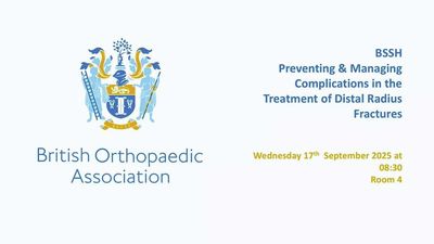 BSSH Revalidation Session: Preventing & Managing Complications in the ...