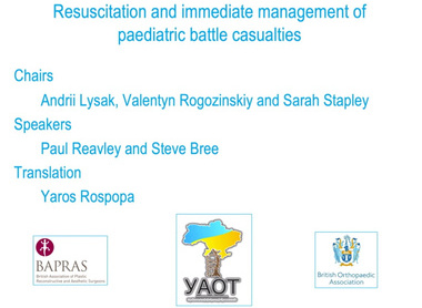 Resuscitation and immediate management of paediatric battle casualties image