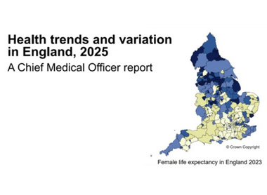 Health trends and variation in England, 2025: A Chief Medical Officer report image