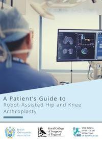 Cover from Patient's Guide to Robot-Assisted Hip and Knee Arthroplasty.jpg