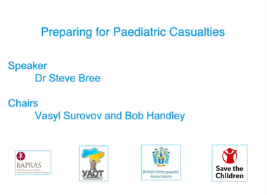 Preparing for paediatric casualties image