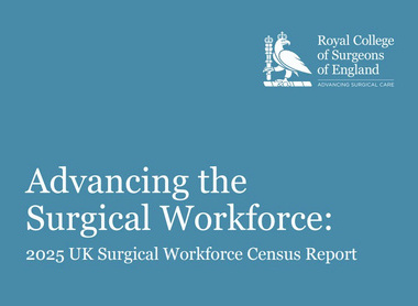 Royal College of Surgeons 2025 UK Surgical Workforce Census image